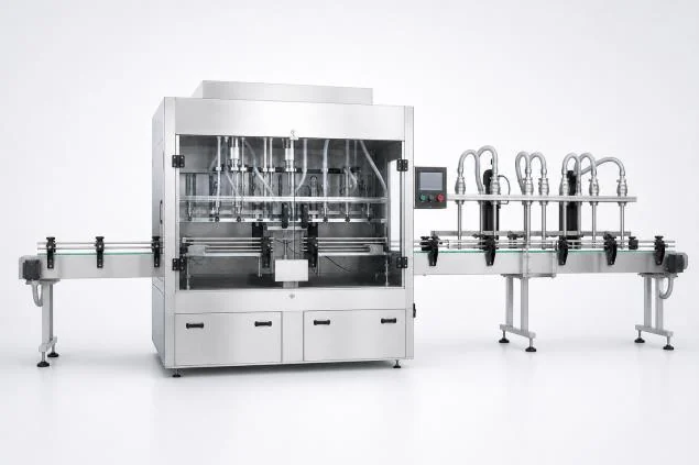 Representative automatic linear bottled water filler