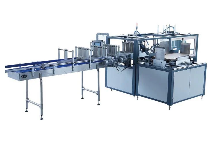 Representative bottled-water automatic case packing machinery